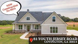 Living In Covington, GA | New Construction Home Tour | Modern Farmhouse Plan | Atlanta New Homes