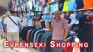 Shopping am Abend in Evrenseki\Çolaklı Bazaar. Side Türkei 2024 4K  #side #sideturkey