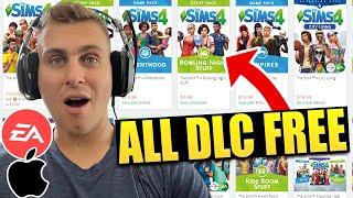 How to get EVERY Sims 4 DLC for FREE - EA, Steam, Playstation & Xbox Sims 4 DLC Free Tutorial Mac PC