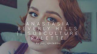 ANASTASIA BEVERLY HILLS  ||  SUBCULTURE PALETTE  || JES_SPRINKLES