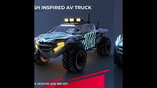 :Introducing the Zebrafish-Inspired AV Truck: Nature-Driven Innovation for Smarter Transportation!