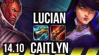 LUCIAN & Lulu vs CAITLYN & Rakan (ADC) | 10/0/7, Legendary | EUW Master | 14.10