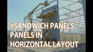 Assembly Manual for Balex Metal sandwich panels in horizontal layout