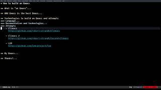EmacsConf 2021: How to build an Emacs - Fermin MF