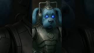 Blue has been assimilated to a cyberblue by the cybermen #horror #nightmare #cyberblue #cybermen