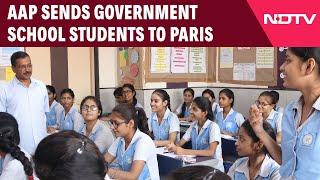 Arvind Kejriwal News | Aam Aadmi Party Sends 30 Government School Students Abroad To Study French