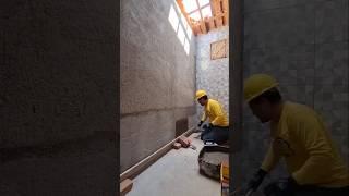 how to lay cladding without leveling clips #work #construction #bricklayer #house #renovation
