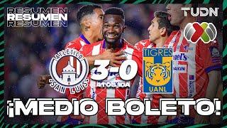 HIGHLIGHTS | Atl. San Luis 3-0 Tigres | Liga Mx-AP2024-4tos de Final-IDA | TUDN