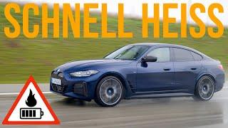 Überhitzen: BMW i4 M50 Langstreckentest - wie weit kommt man?