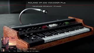 ROLAND VP 330 VOCODER Plus - Handmade Miniature 1/6 scale.