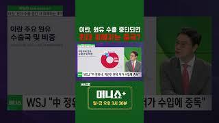 [머플] 이란, 원유 수출 중단되면 최대 피해자는 중국? #박승찬 #Shorts