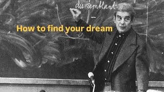Lacan/Žižek on how to find your dream: a step-by-step by step guide