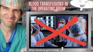 Anesthesiologists transfuse more blood than anyone