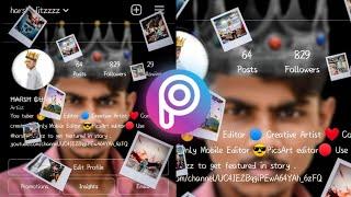 PicsArt Creative Instagram Profile Photo Editing - Harsh Editz