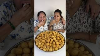 SASU MAA ke saath ANDA CHALLENGEFood Challenge India #trending #foodie #shorts