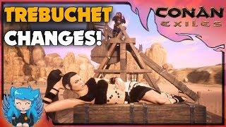 TREBUCHET CHANGES! ALL YOU NEED TO KNOW FT FIRESPARK | Conan Exiles |