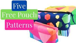 Top 5 Free Pouch Patterns: Bag Makers’ Edition!