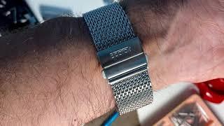 Vostok mesh band with detachable buckle