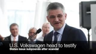 Volkswagen CEO Michael Horn to testify before Congress