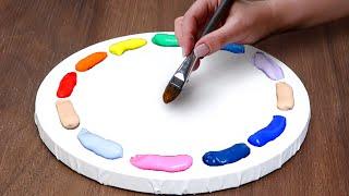 Painting Gradient LIKE A PRO Has Never Been Easier｜Circle Colorful Art