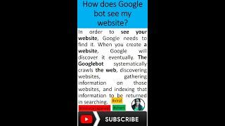 How does Google bot see my website | ratan agarwal it informer