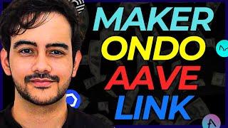  SE VC TEM MAKER, ONDO, AAVE OU CHAINLINK VEJA ISSO! TOP CRIPTOMOEDAS? - Rogério Menezes