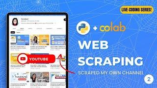 I Scraped All My Youtube Videos  No Installation Needed! ‍ Selenium, BeautifulSoup, Google Colab