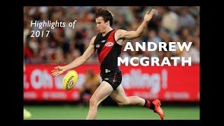 Andrew McGrath Highlights of 2017 - The AFL's 2017 Rising Star Winner