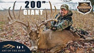 200" giant Ohio whitetail archery buck - Overcoming scent obstacles and the landowner's doghouse.