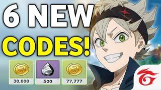  SEPTEMBER NEW  BLACK CLOVER MOBILE REDEEM CODES 2024 - BLACK CLOVER M CODES 2024