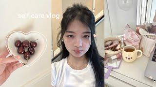 Self Care Vlog: Complete Spa Day at Home, Healthy Meals, Pilates, Jet-Lagged Alex & Hair Care