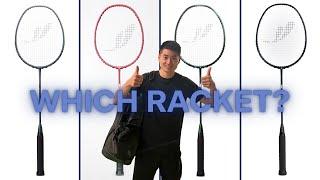 The Basic Feather RACKET Comparison | WHAT Racket to Choose and WHY