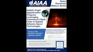 AIAA Space Resources Webinar - January 2025