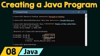 Creating, Compiling, and Executing a Java Program