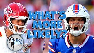 What’s More Likely: Rich Eisen Talks Chiefs-Bills, Jets, Colts, Caleb, 49ers, Chargers, and More