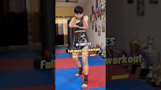 Full body muay thai workout #muaythai #fullbodyworkout #tutorial #muaythaitraining #mma #thailand