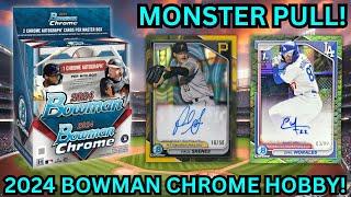 HUGE HIT! 2024 BOWMAN CHROME HOBBY BOX REVIEW!