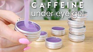 How to Make Under Eye Gel w/ Caffeine & Cucumber (Ecocert Approved Recipe)