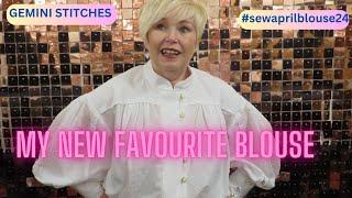 A blouse for all seasons | First Viki Sews Pattern Review #sewaprilblouse24