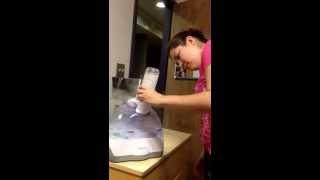 Inhaling water vapor