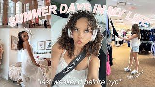 summer days in my life before NYC  *ballet* *last-minute prep* *shopping* *& father's day*