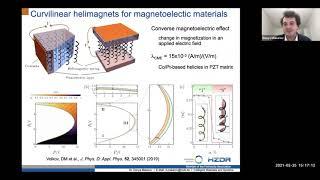 Dr  Denys Makarov : Curvilinear magnetism