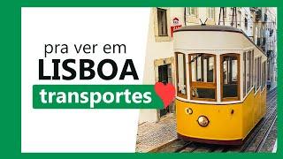 Top 5 TRANSPORTES históricos pra ver em LISBOA, Portugal