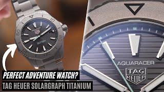 New TAG Heuer Aquaracer Solargraph 2023 is shockingly light