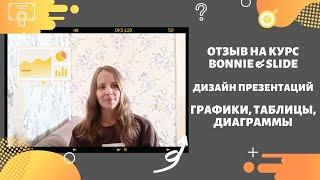 Отзыв на курс Bonnie & Slide | Графики, таблицы, много всего на слайде | Обучение дизайн презентаций