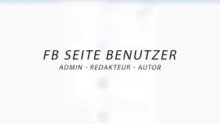 Benutzer / Administrator zur Facebook Seite hinzufügen [Tutorial]