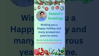 New Year Wishes from Ottawa Realtor | Ottawa Real Estate Company New Year Greetings | Youtube Video