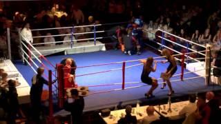 Matty Boreland of Churchland GG Coleraine vs  Shakell Daley of Sugar Ray Leonard