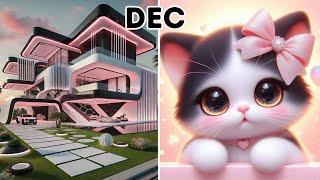 Choose Your Birthday Month to Unlock Your Futuristic House & Mini Cuties!!