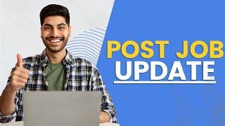 How to Post New Job Update on Linkedin [STEP BY STEP]